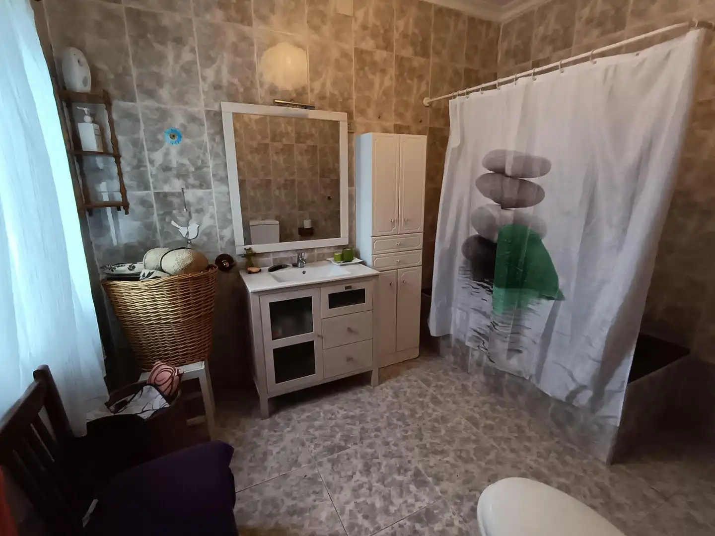 Baño de Casa o chalet en venta en Brazatortas con Aire acondicionado, Calefacción y Jardín privado
