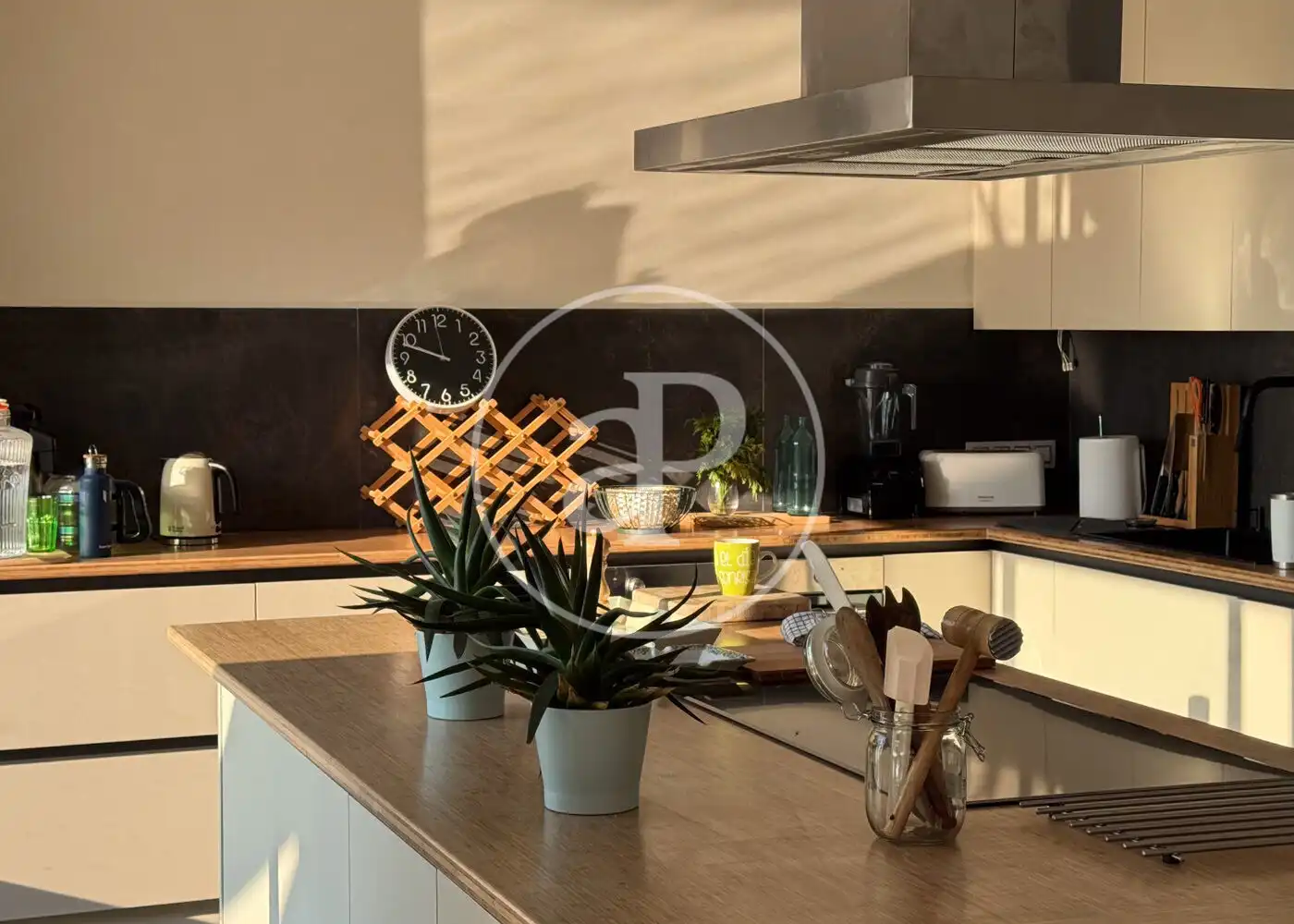 Cocina de Casa o chalet de alquiler en Sant Vicenç de Montalt con Aire acondicionado, Calefacción y Jardín privado