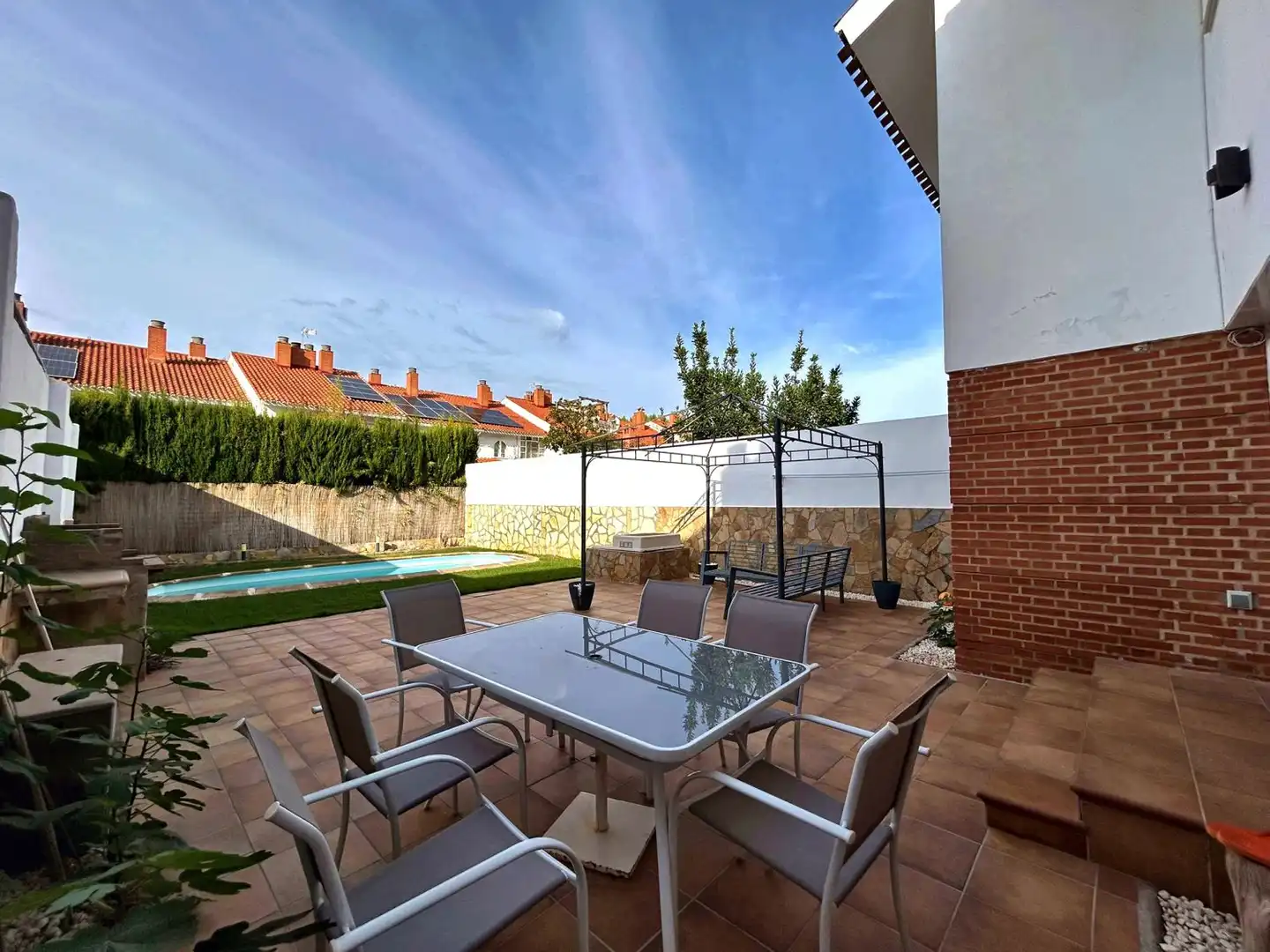 Terraza de Casa adosada en venta en Albacete con Aire acondicionado, Calefacción y Parquet