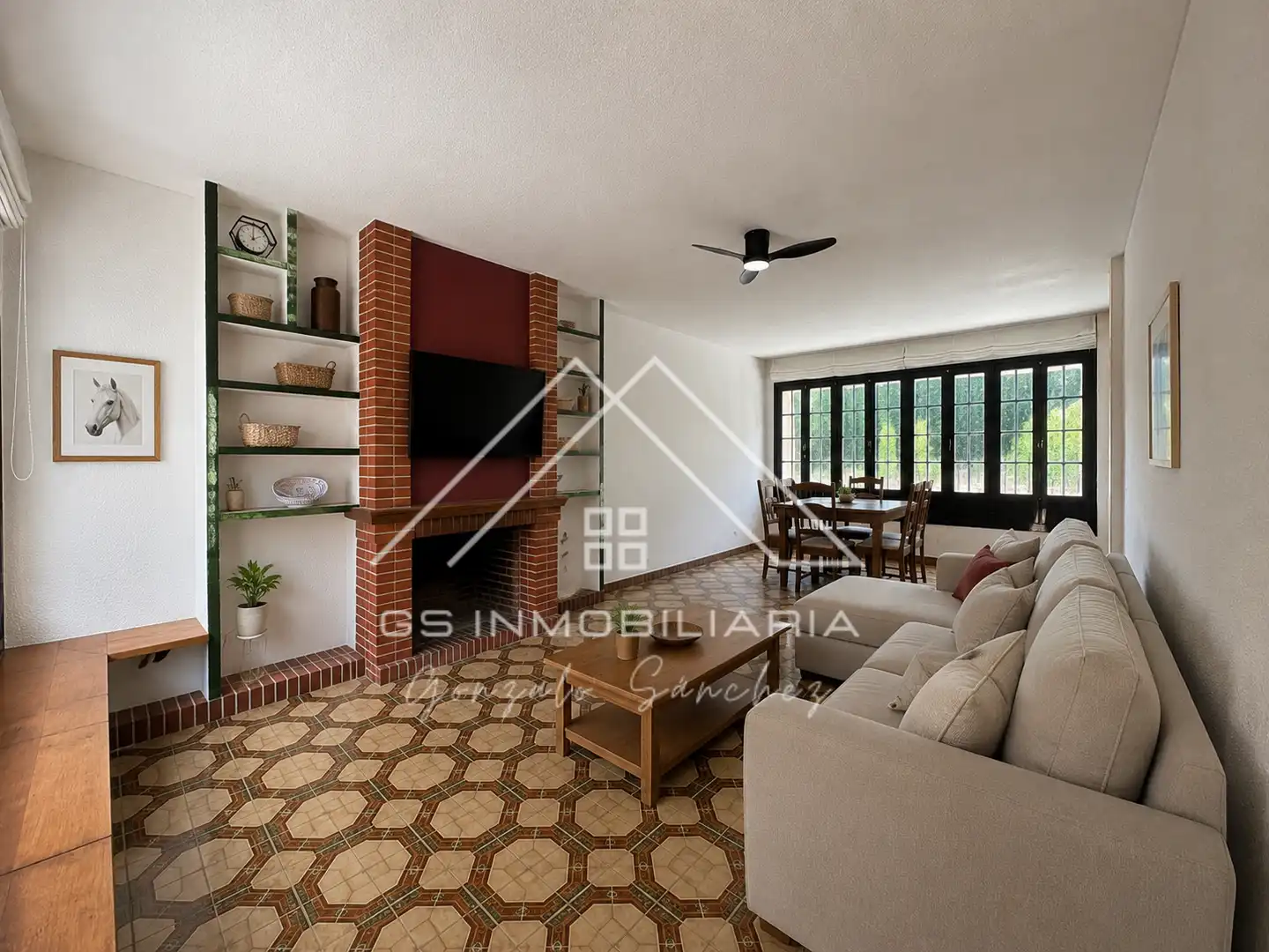 Sala de estar de Casa o chalet de alquiler en Lucena con Aire acondicionado, Trastero y Piscina