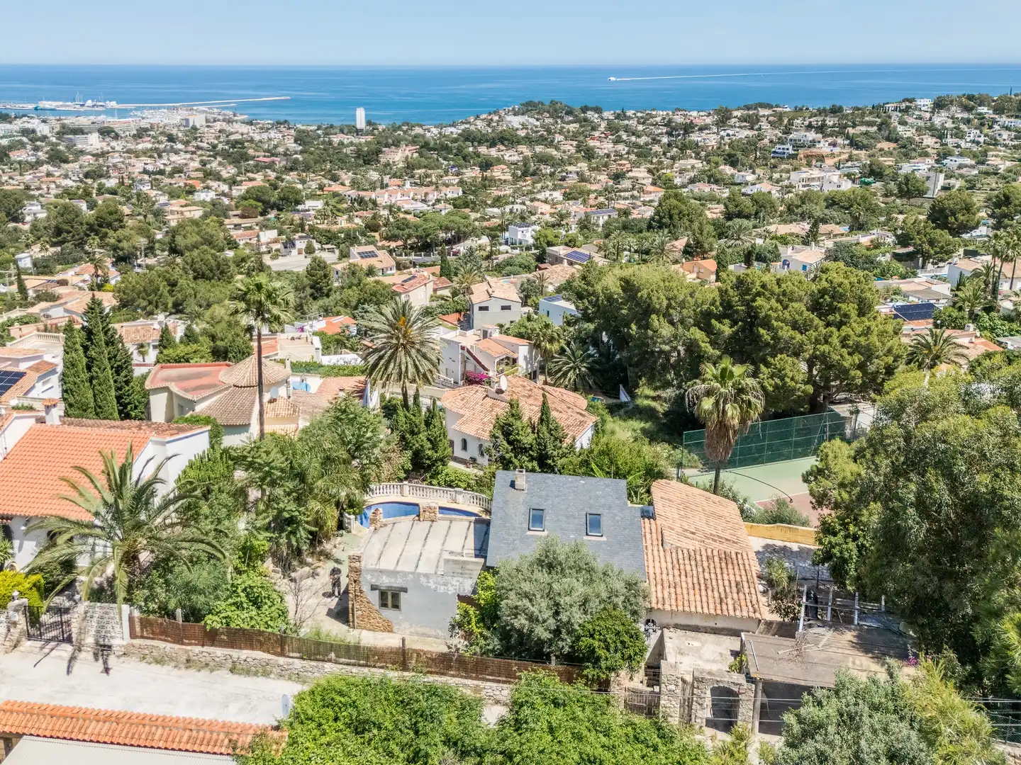 Exterior view of Houses for sale in Dénia  with Private garden, Terrace and Swimming Pool