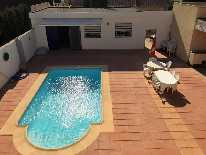 Piscina de Casa o xalet en venda en Cartagena amb Calefacció, Jardí privat i Terrassa