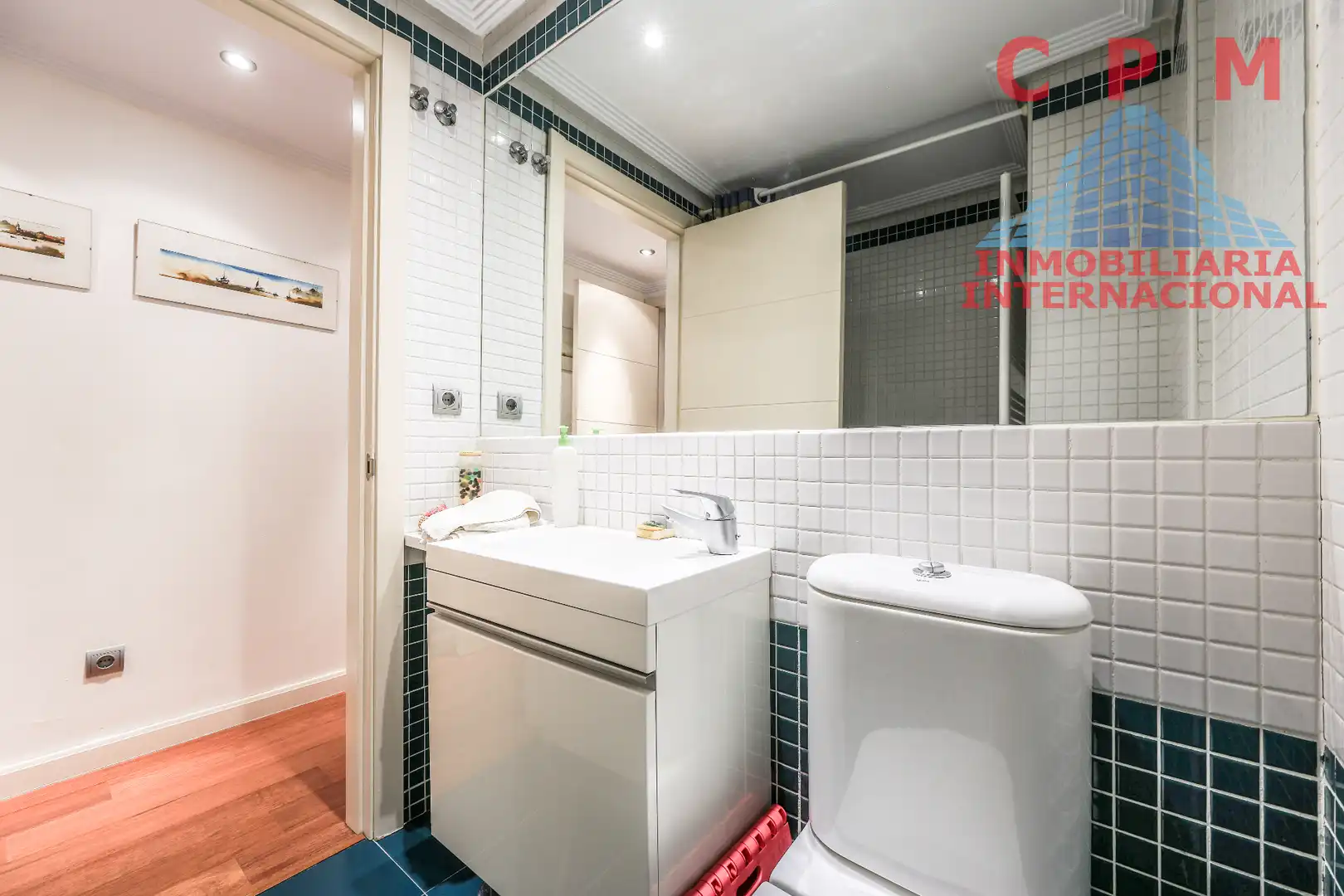 Badezimmer von Wohnung zur Miete in Madrid mit Klimaanlage, Heizung und Parkett