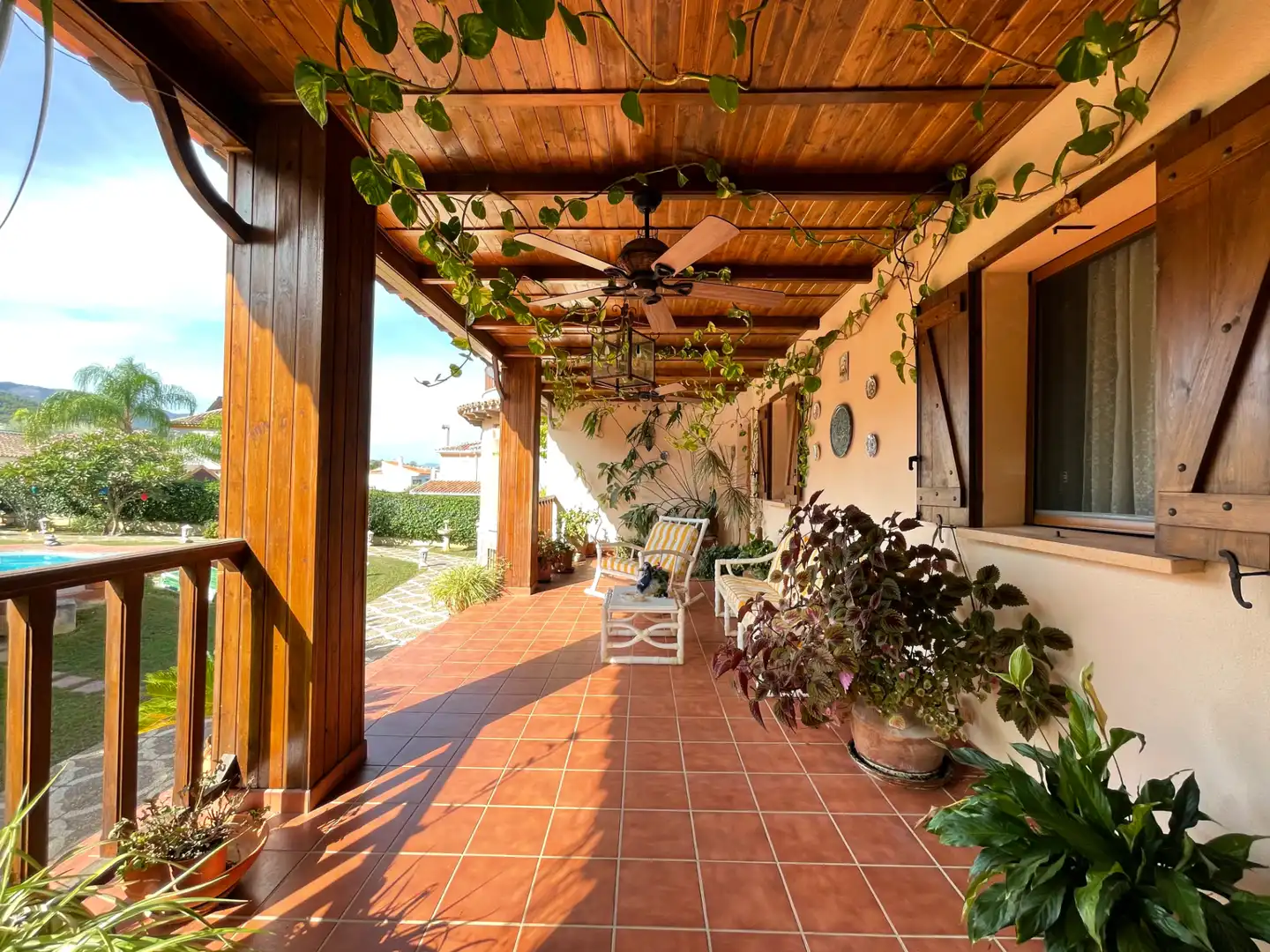 Terrassa de Casa o xalet en venda en Alhaurín de la Torre amb Aire condicionat, Calefacció i Jardí privat