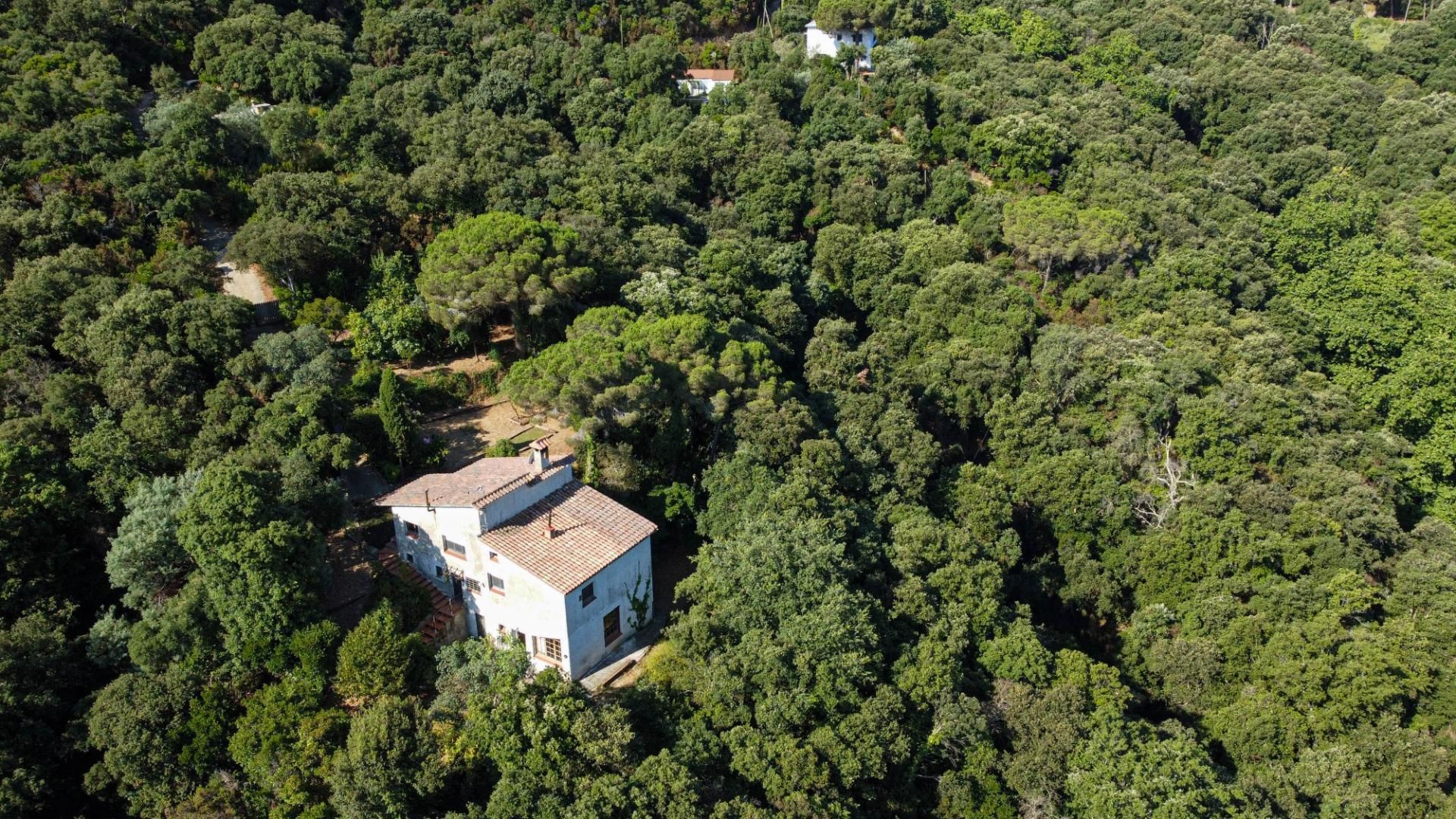 Exterior view of Country house for sale in Pineda de Mar  with Private garden