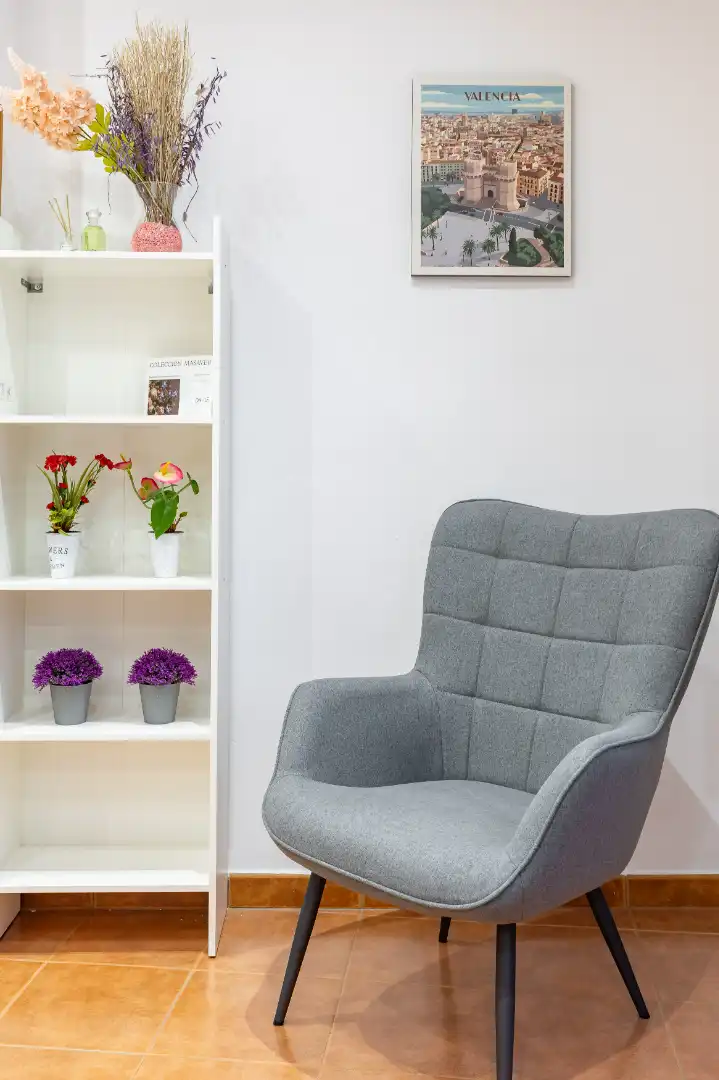 Wohnzimmer von Wohnungen zur Miete in Valencia mit Klimaanlage, Heizung und Möbliert