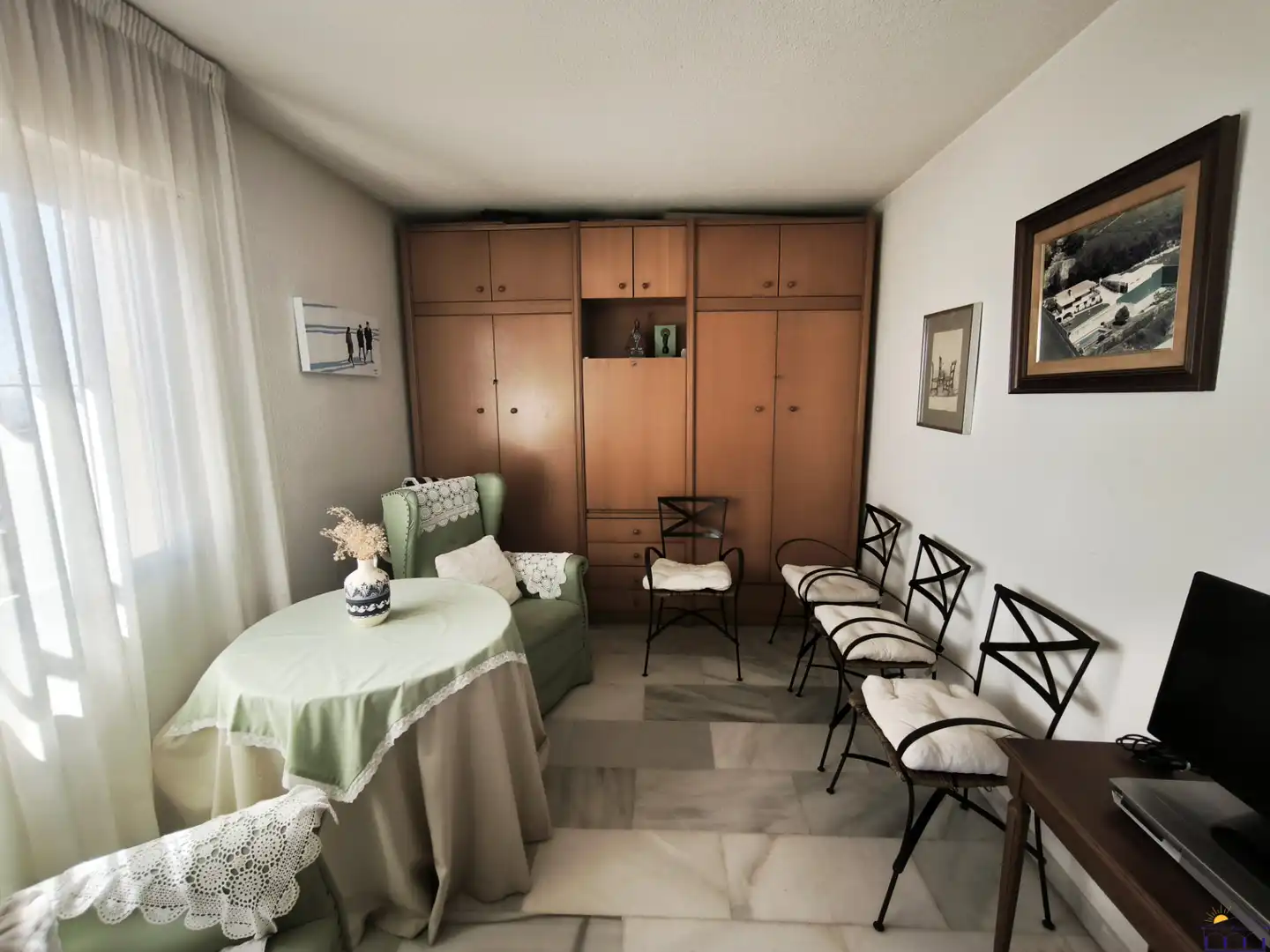 Sala de estar de Apartamento en venta en Benalmádena con Aire acondicionado, Calefacción y Terraza