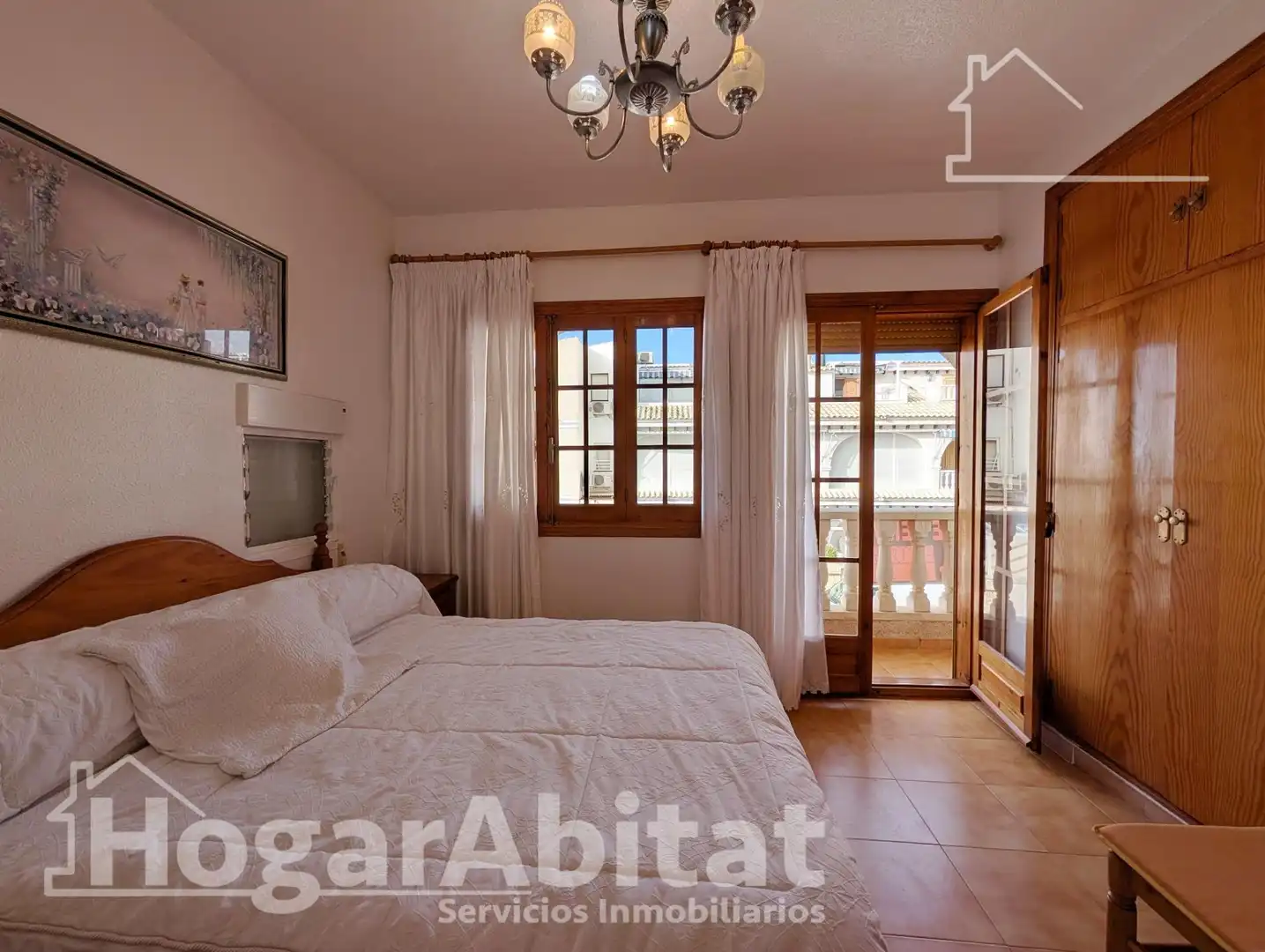 Dormitori de Casa o xalet en venda en Santa Pola amb Aire condicionat, Terrassa i Moblat