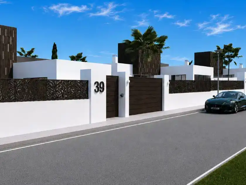 Vista exterior de Casa o xalet en venda en Mijas amb Aire condicionat i Piscina