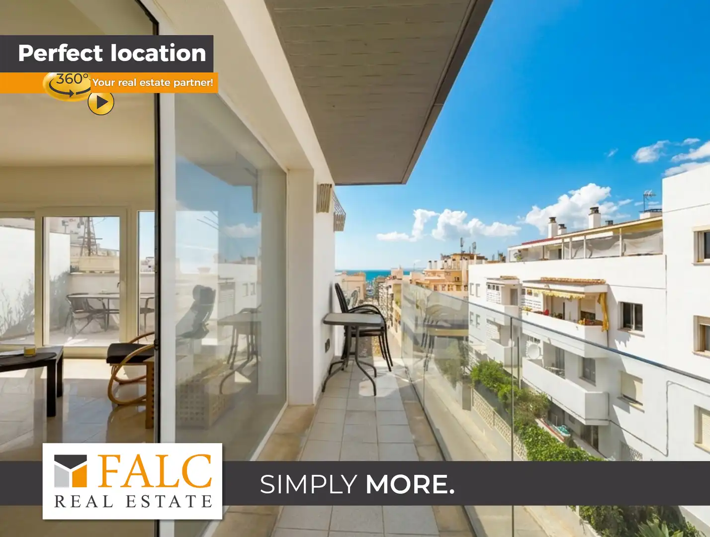 Terraza de Apartamento en venta en  Palma de Mallorca con Aire acondicionado, Trastero y Piscina
