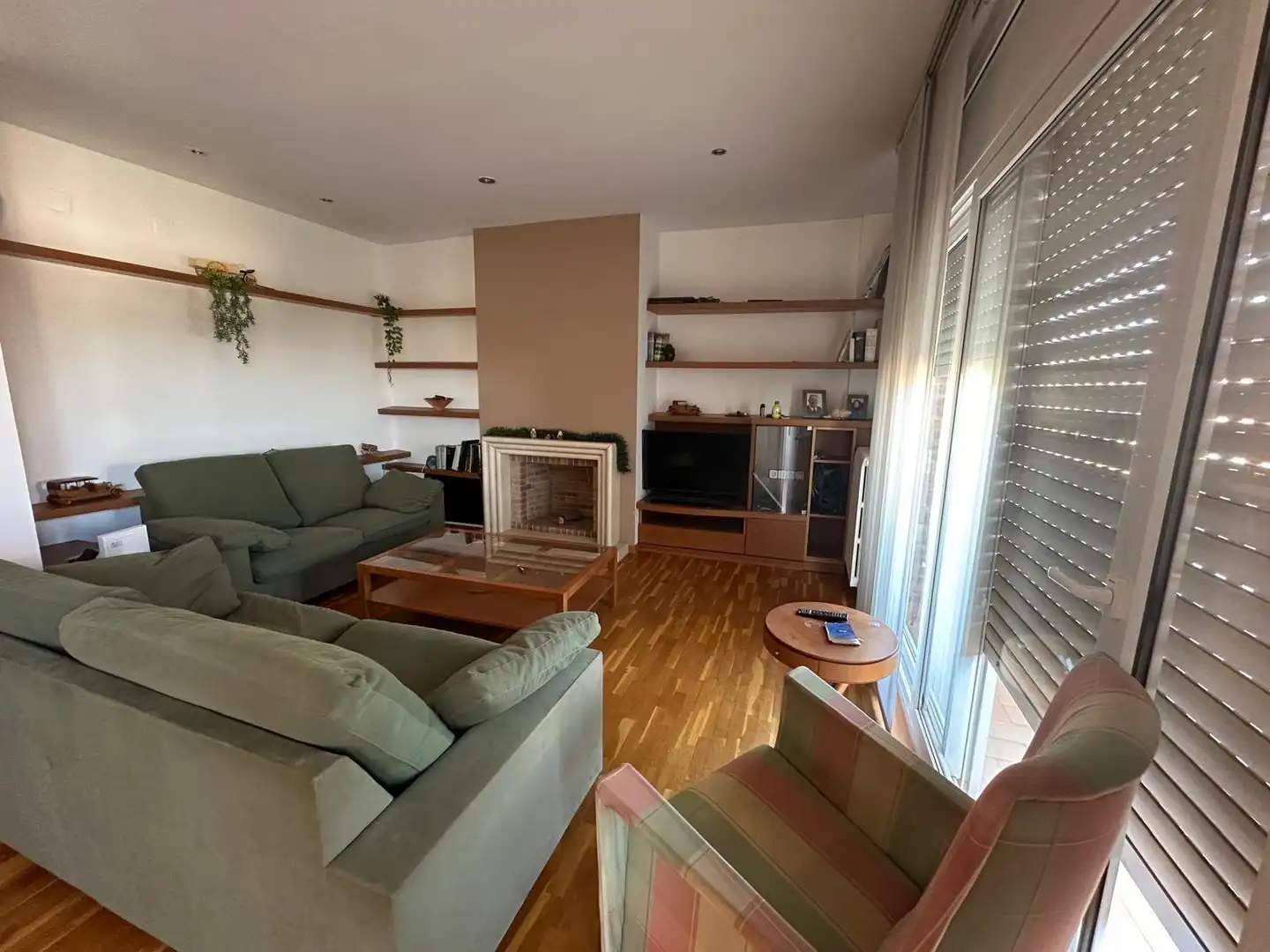 Sala de estar de Piso de alquiler en Sant Quirze del Vallès con Balcón