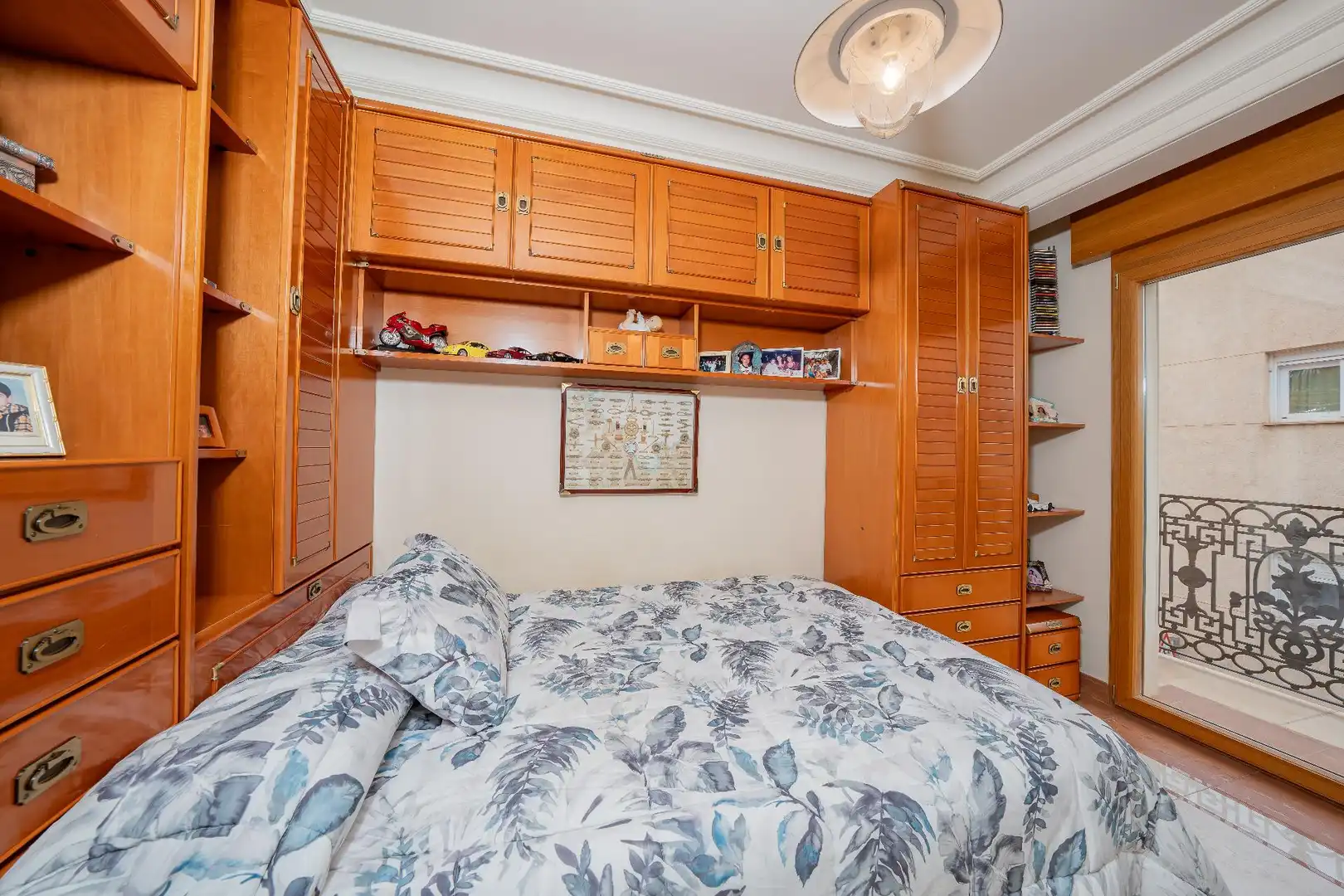 Schlafzimmer von Einfamilien-Reihenhaus zum Verkauf in Novelda mit Heizung, Terrasse und Balkon