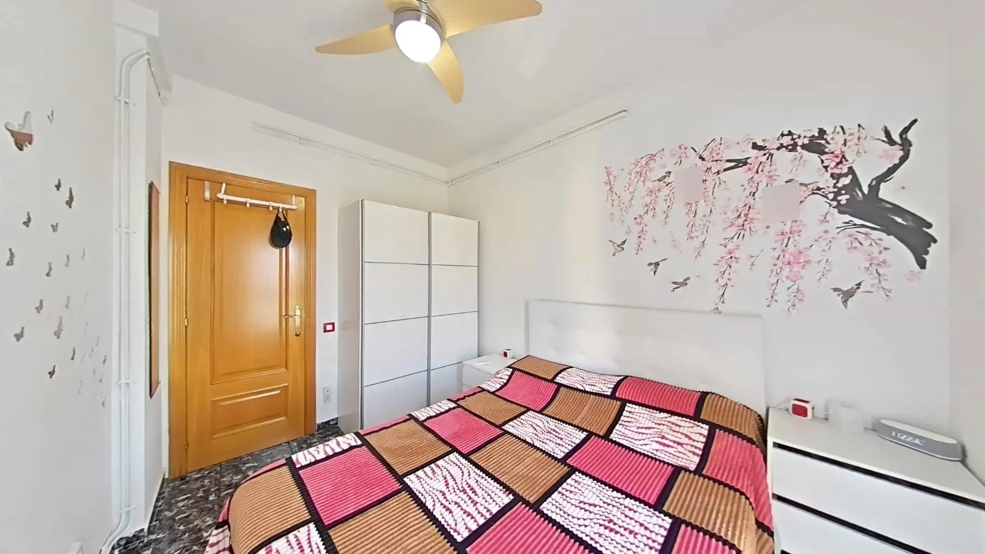 Schlafzimmer von Wohnung zum Verkauf in Sabadell mit Heizung, Parkett und Balkon