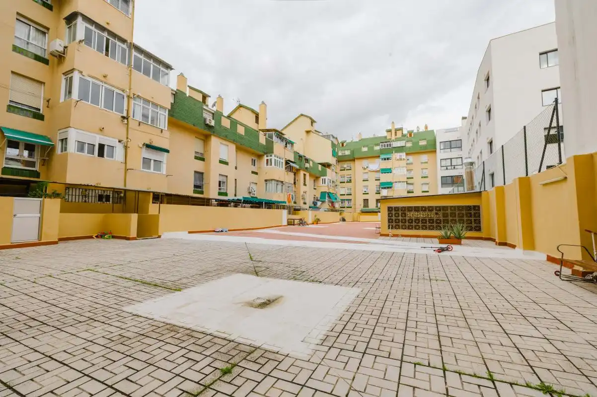 Exterior view of Flat for sale in Málaga  with Air Conditioner, Heating and Private garden