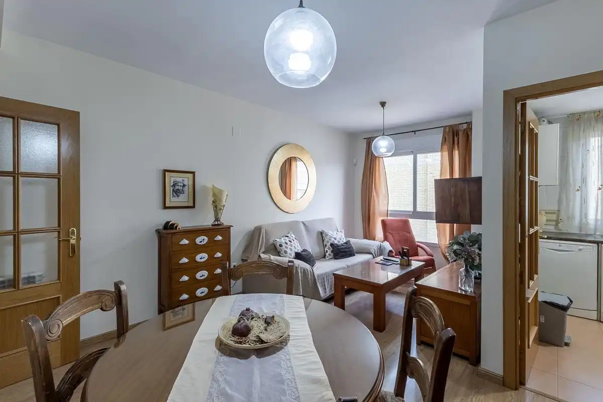 Living room of Flat for rent in Granada  with Heating and Furnished