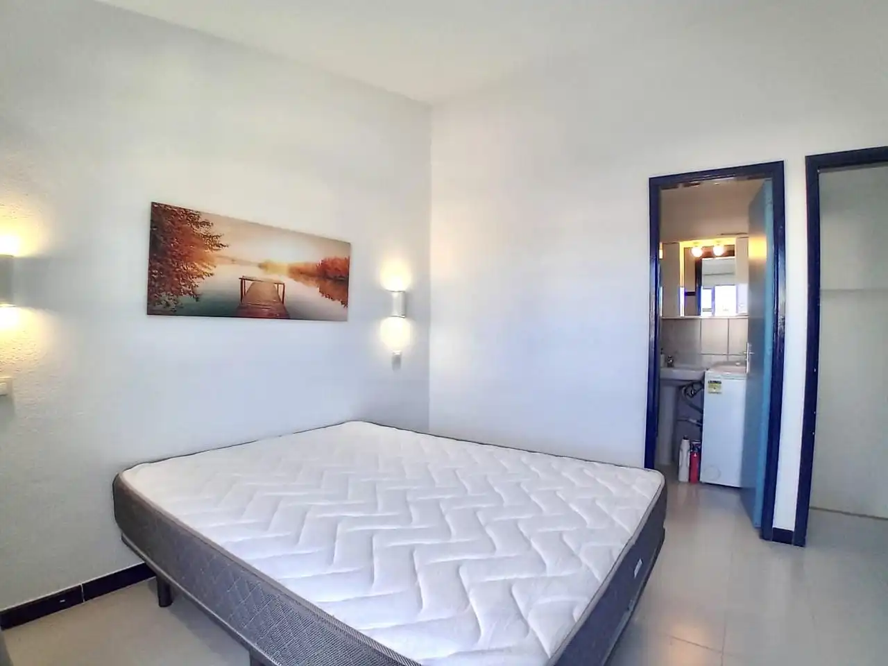 Schlafzimmer von Maisonette zur Miete in San Bartolomé de Tirajana mit Klimaanlage, Privatgarten und Terrasse