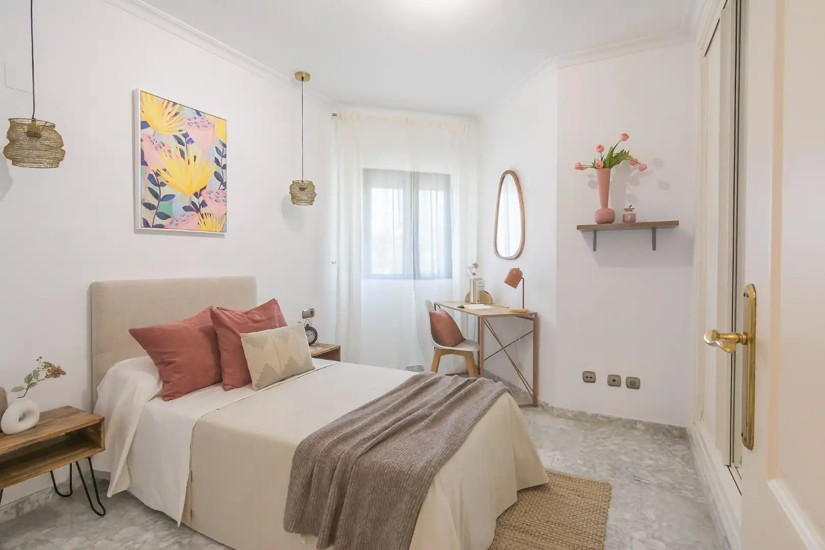 Bedroom of Flat for sale in Benalmádena  with Air Conditioner, Terrace and Balcony