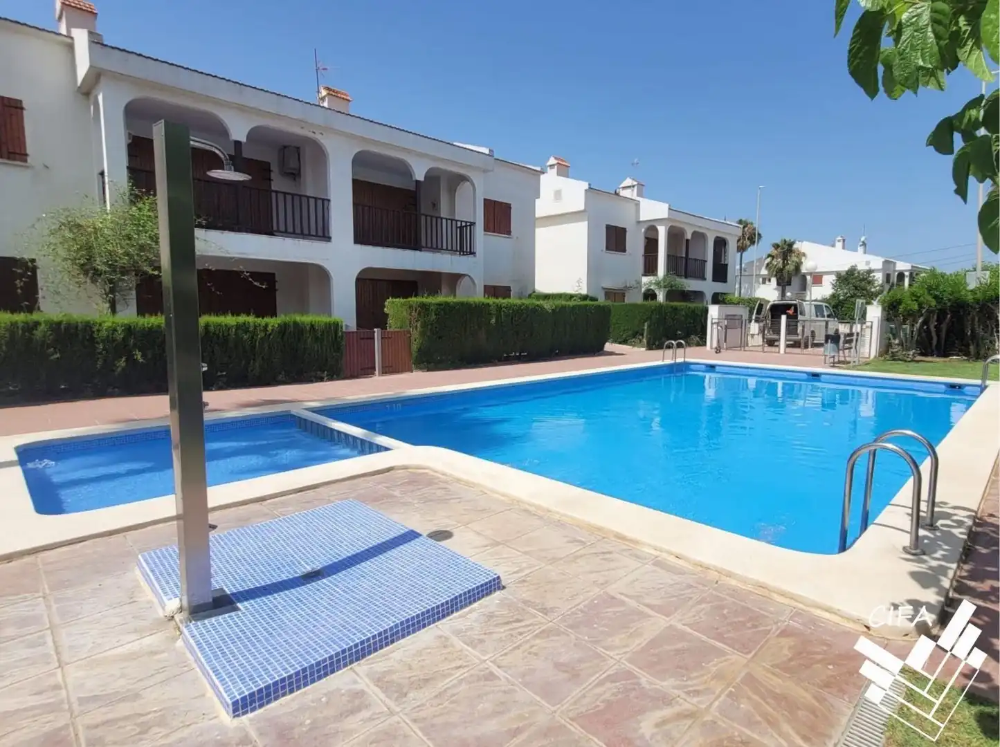 Piscina de Apartament en venda en Vinaròs amb Jardí privat, Terrassa i Moblat