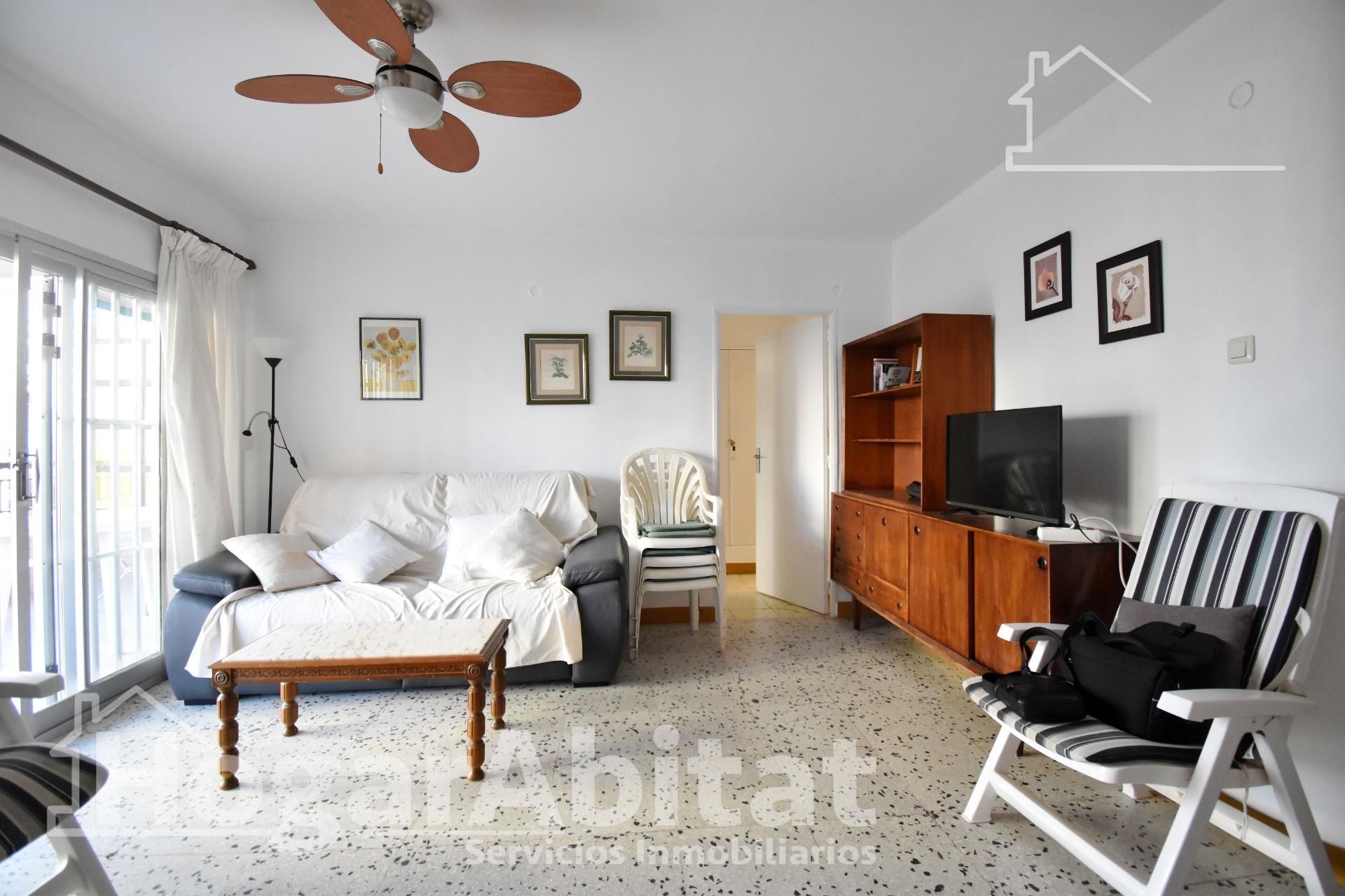 Sala de estar de Piso en venta en Gandia con Terraza