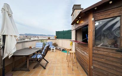Terrasse von Dachboden zum verkauf in Sant Adrià de Besòs mit Heizung, Terrasse und Abstellraum
