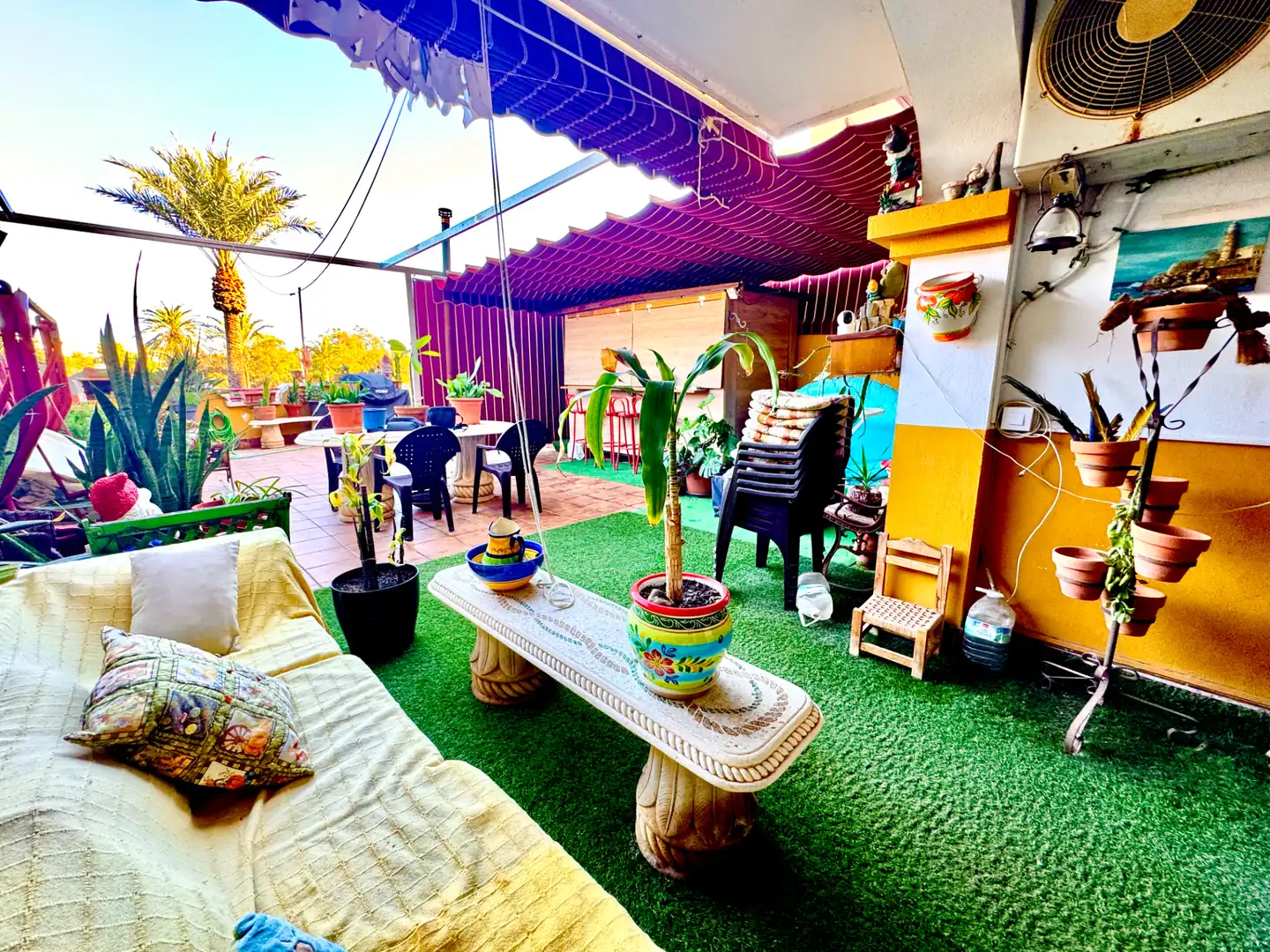 Terrace of Ground floor for sale in El Ejido  with Air Conditioner, Private garden and Terrace