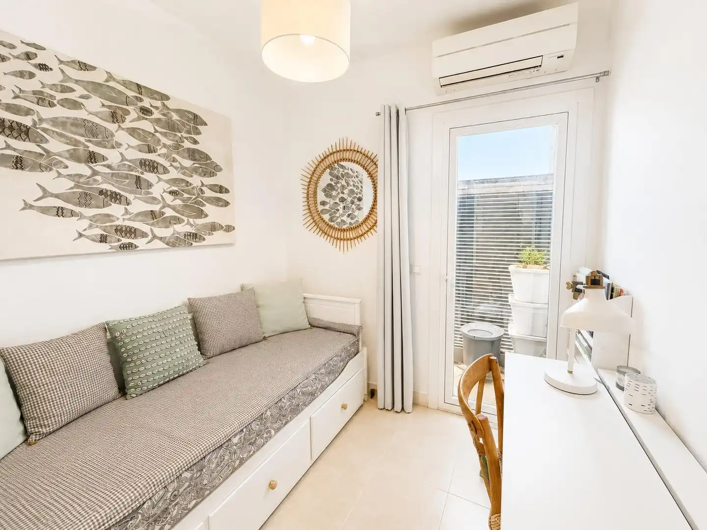 Balcony of Flat for rent in Llucmajor  with Air Conditioner, Heating and Private garden