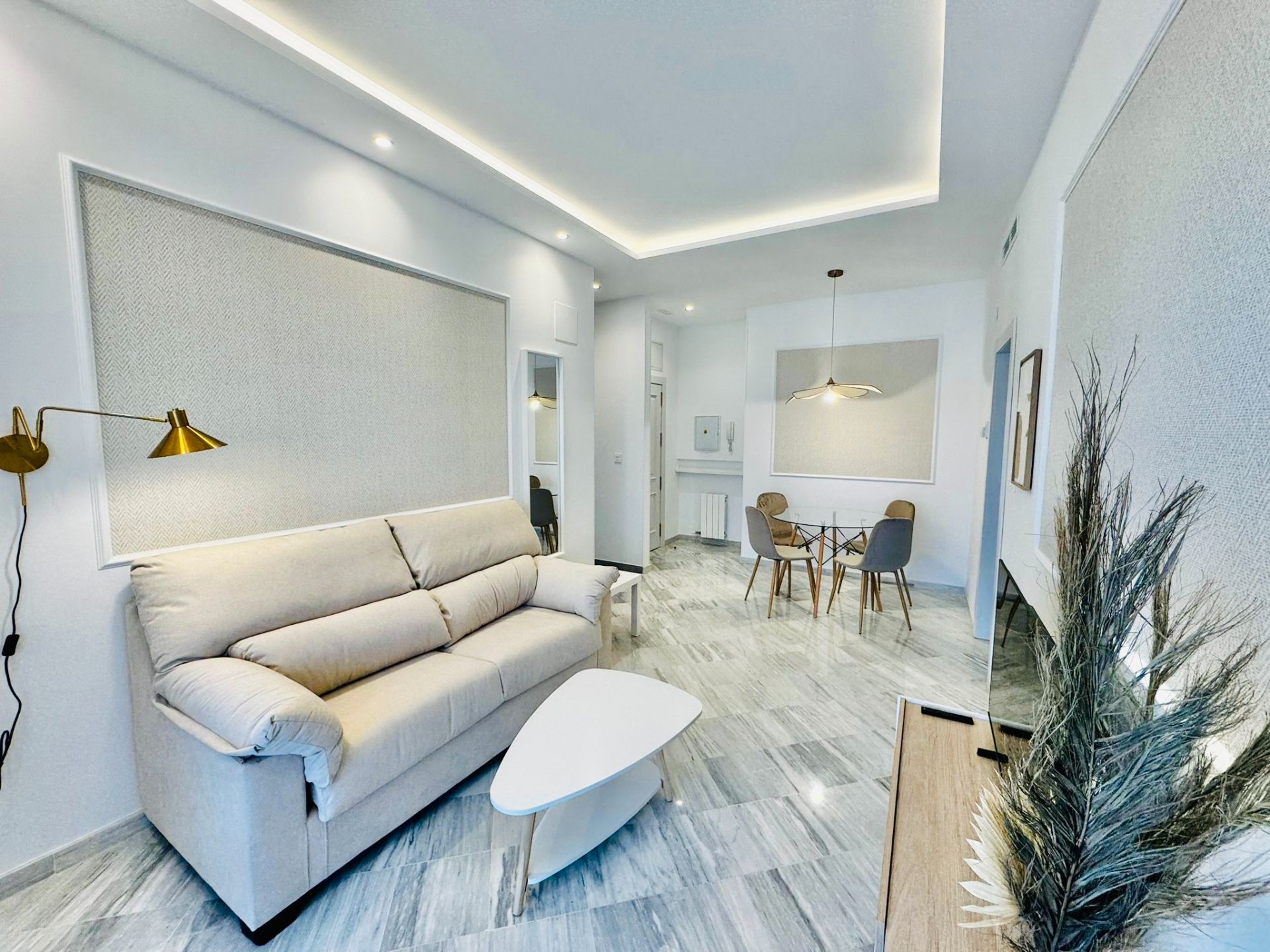 Wohnzimmer von Wohnungen zur Miete in  Granada Capital mit Klimaanlage, Heizung und Terrasse