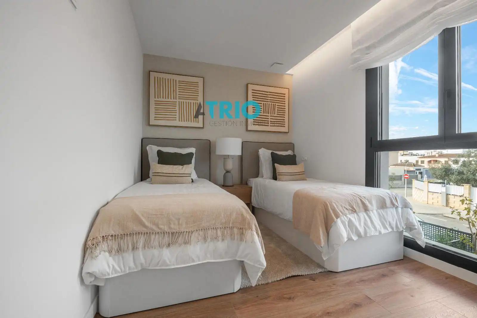 Schlafzimmer von Einfamilien-Reihenhaus zum Verkauf in  Palma de Mallorca mit Klimaanlage, Heizung und Terrasse