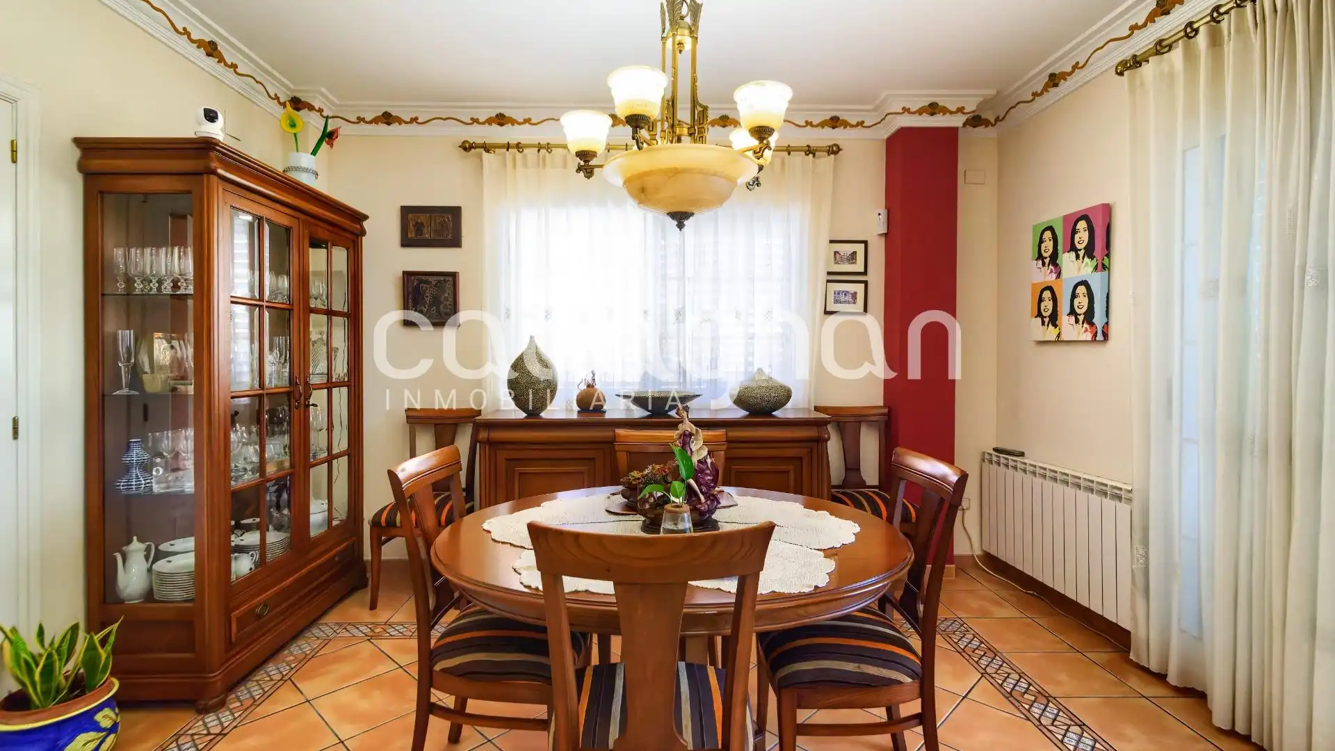 Menjador de Casa o xalet en venda en Polinyà de Xúquer amb Aire condicionat, Jardí privat i Terrassa