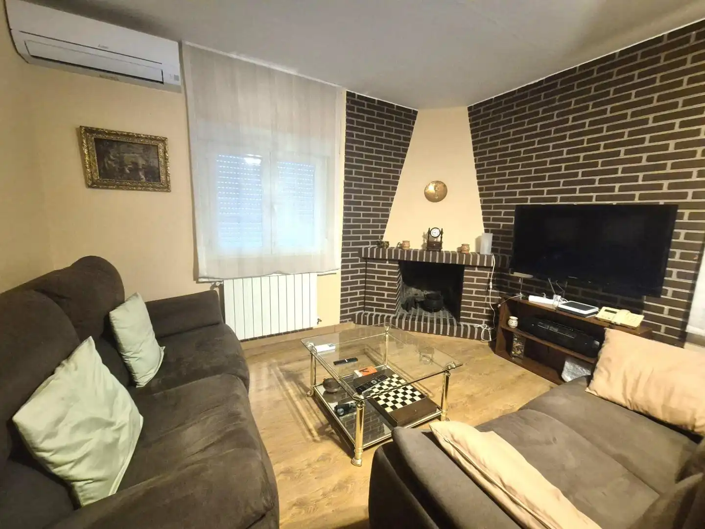 Living room of Houses for sale in Aldea del Fresno  with Air Conditioner, Heating and Swimming Pool