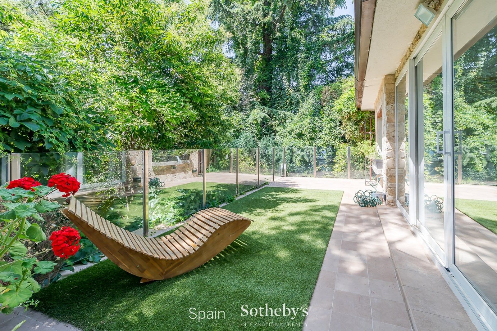 Jardín de Casa o chalet de alquiler en Las Rozas de Madrid con Aire acondicionado, Calefacción y Jardín privado