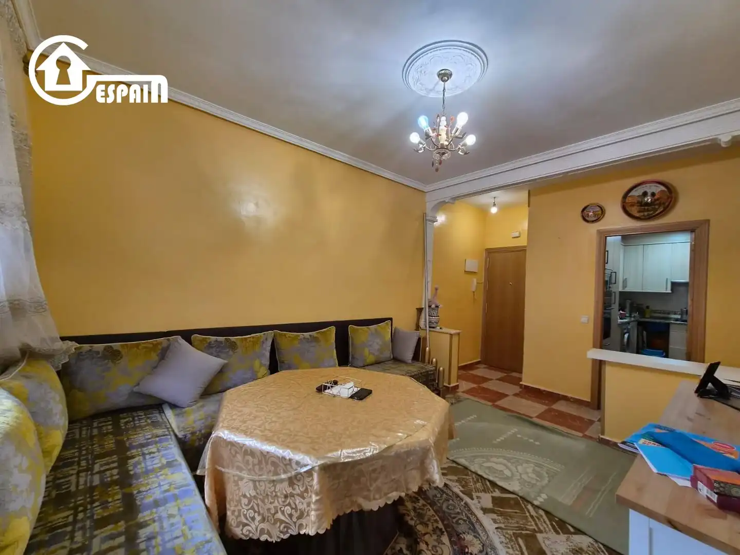 Sala de estar de Piso en venta en Griñón con Amueblado