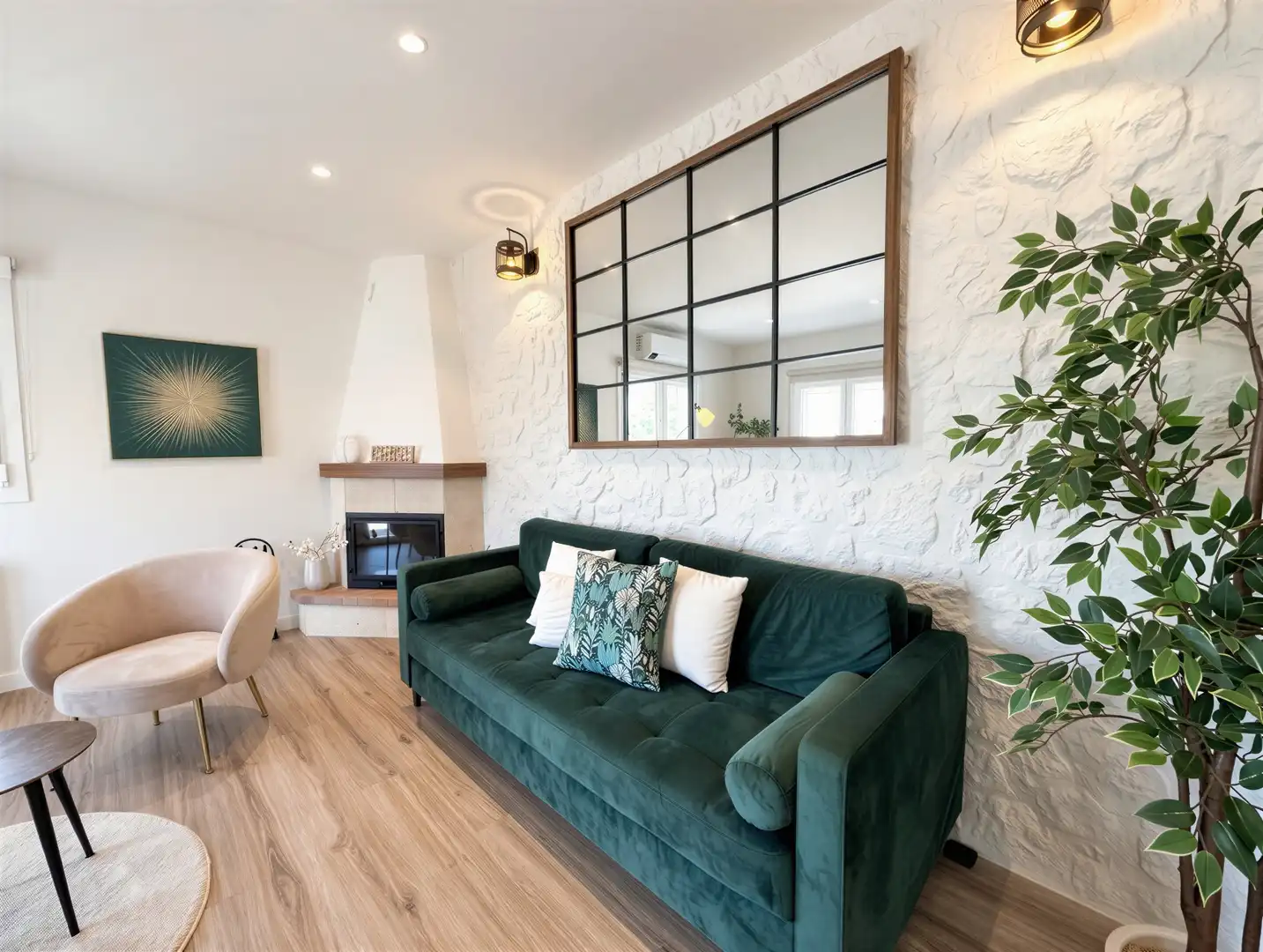 Wohnzimmer von Country house zum Verkauf in Llucmajor mit Klimaanlage, Abstellraum und Schwimmbad