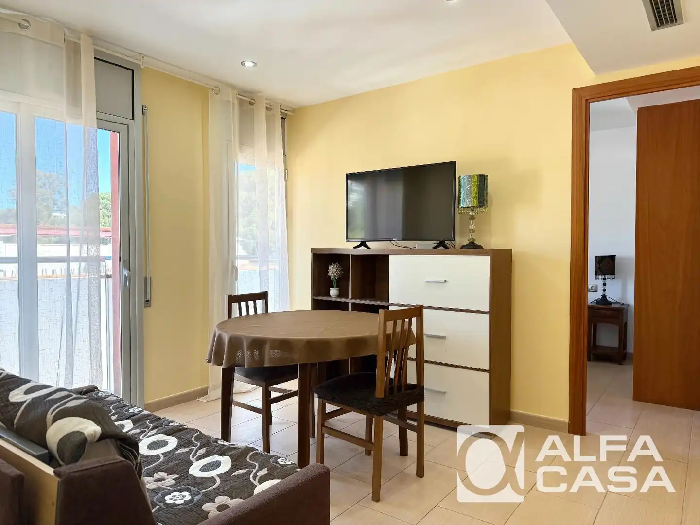 Sala d'estar de Pis en venda en Lloret de Mar amb Calefacció, Moblat i Forn