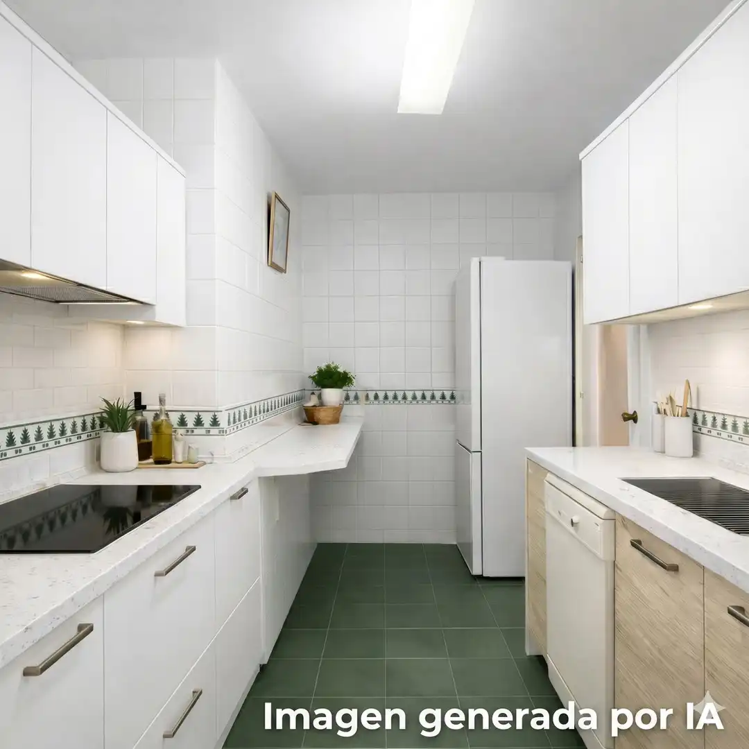 Küche von Wohnungen zum Verkauf in Fuengirola mit Terrasse, Schwimmbad und Möbliert
