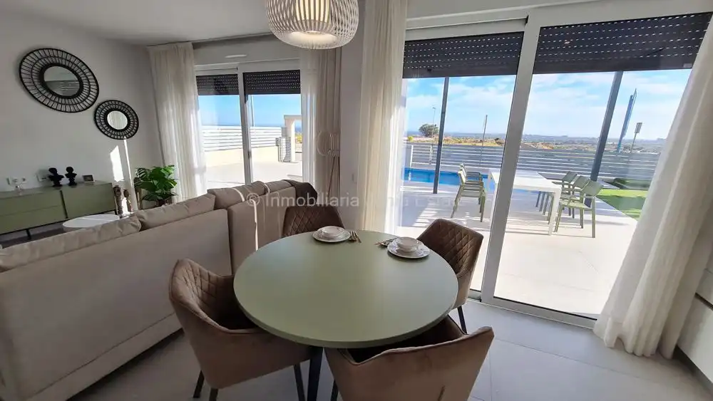 Comedor de Casa o chalet en venta en Mutxamel con Aire acondicionado, Jardín privado y Terraza