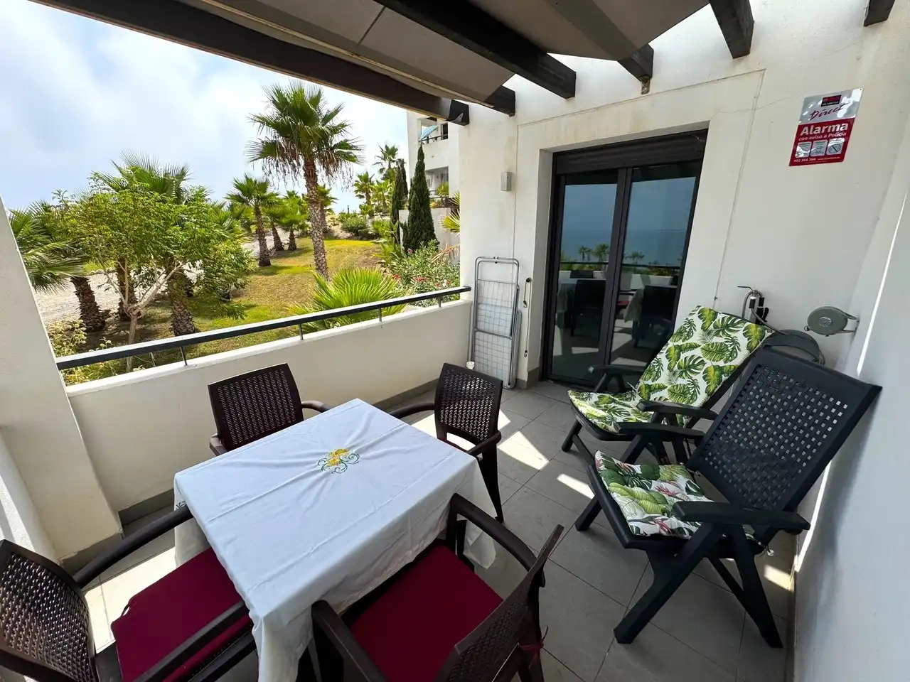 Terrassa de Apartament en venda en Mojácar amb Aire condicionat, Terrassa i Piscina