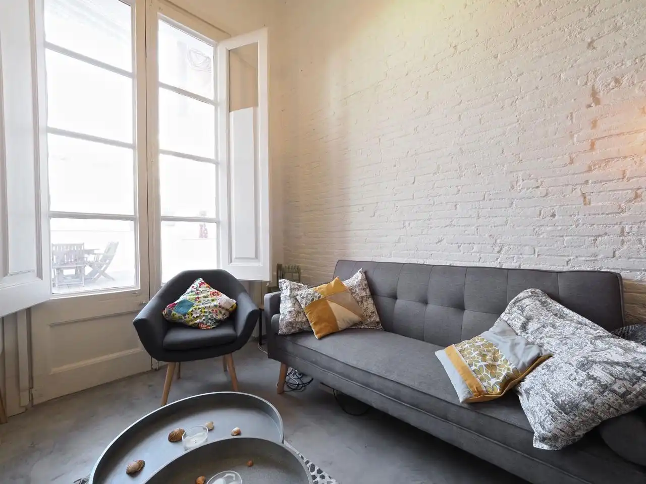 Wohnzimmer von Loft zur Miete in Eixample