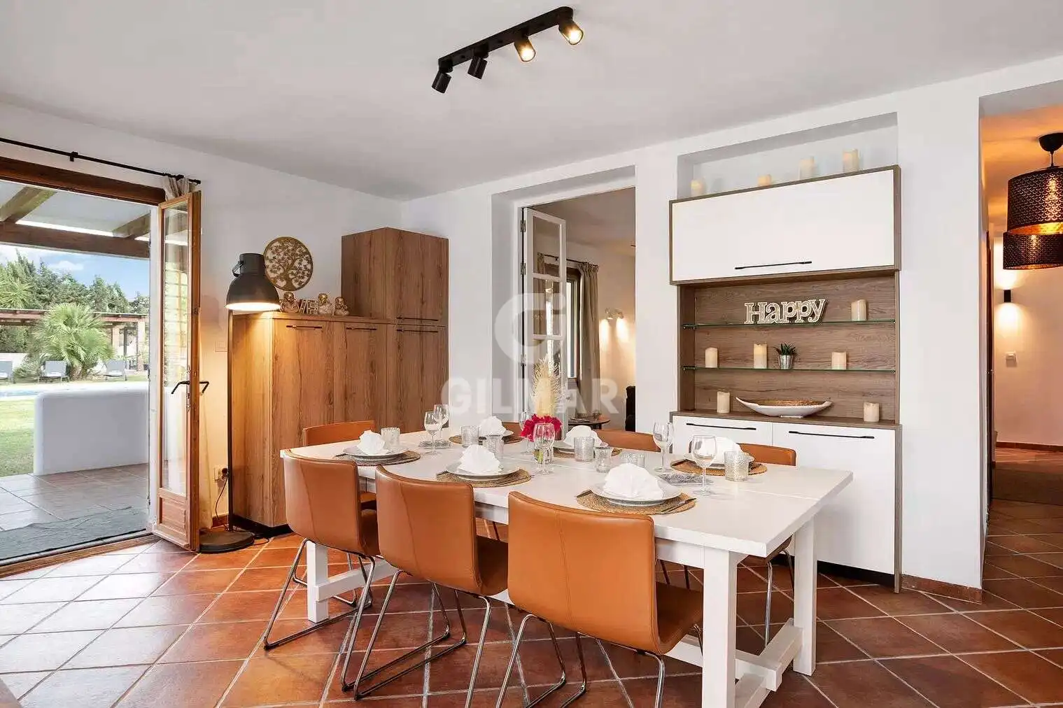 Comedor de Casa o chalet en venta en Vejer de la Frontera con Calefacción, Jardín privado y Piscina