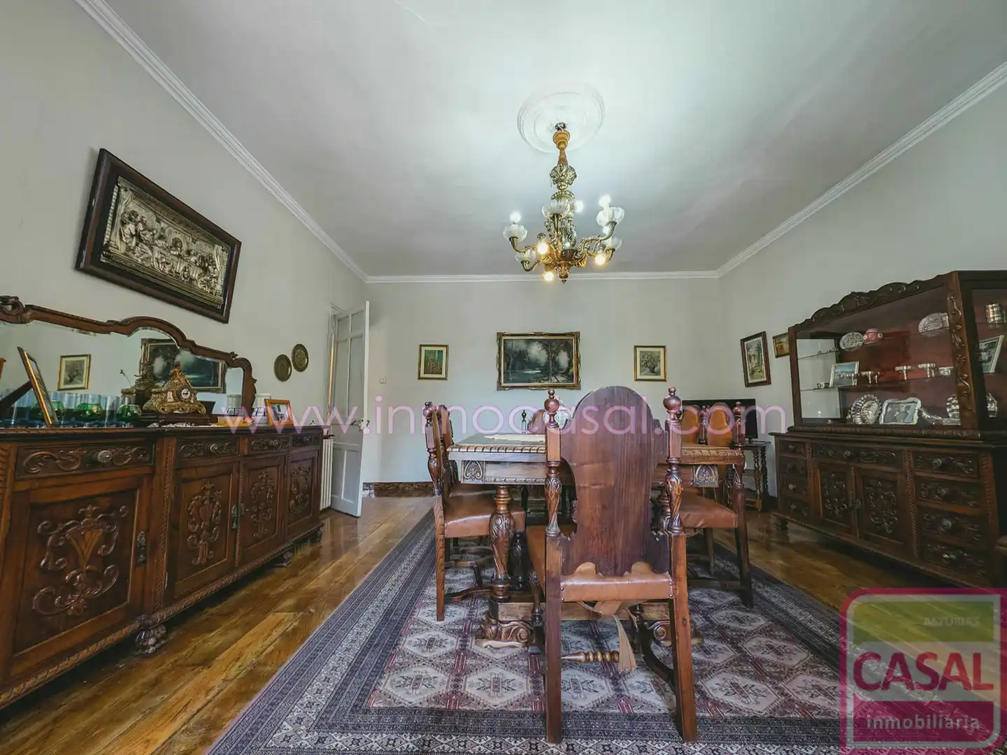 Dining room of Flat for sale in Mieres (Asturias)  with Heating, Terrace and Storage room