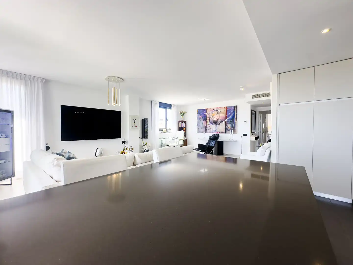 Sala de estar de Ático en venta en Estepona con Calefacción, Terraza y Trastero