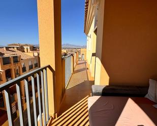 Balcony of Attic to rent in Molina de Segura  with Air Conditioner, Terrace and Balcony