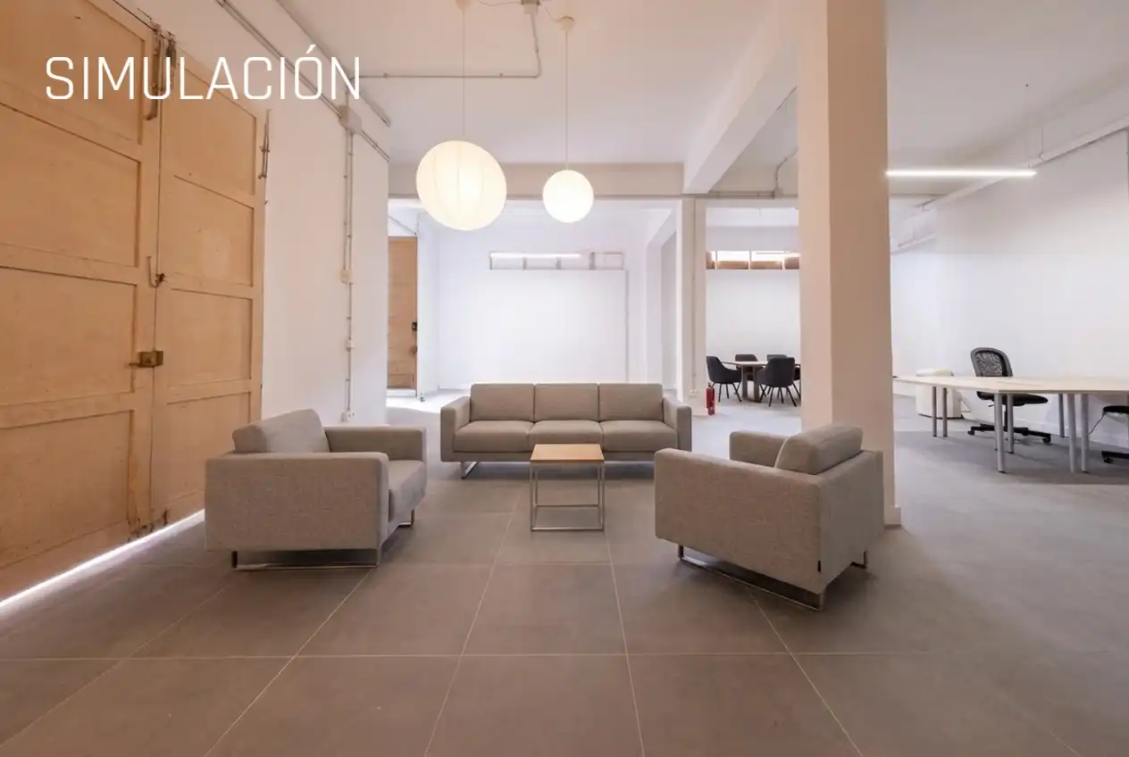 Sala d'estar de Oficina de lloguer en Las Palmas de Gran Canaria amb Aire condicionat