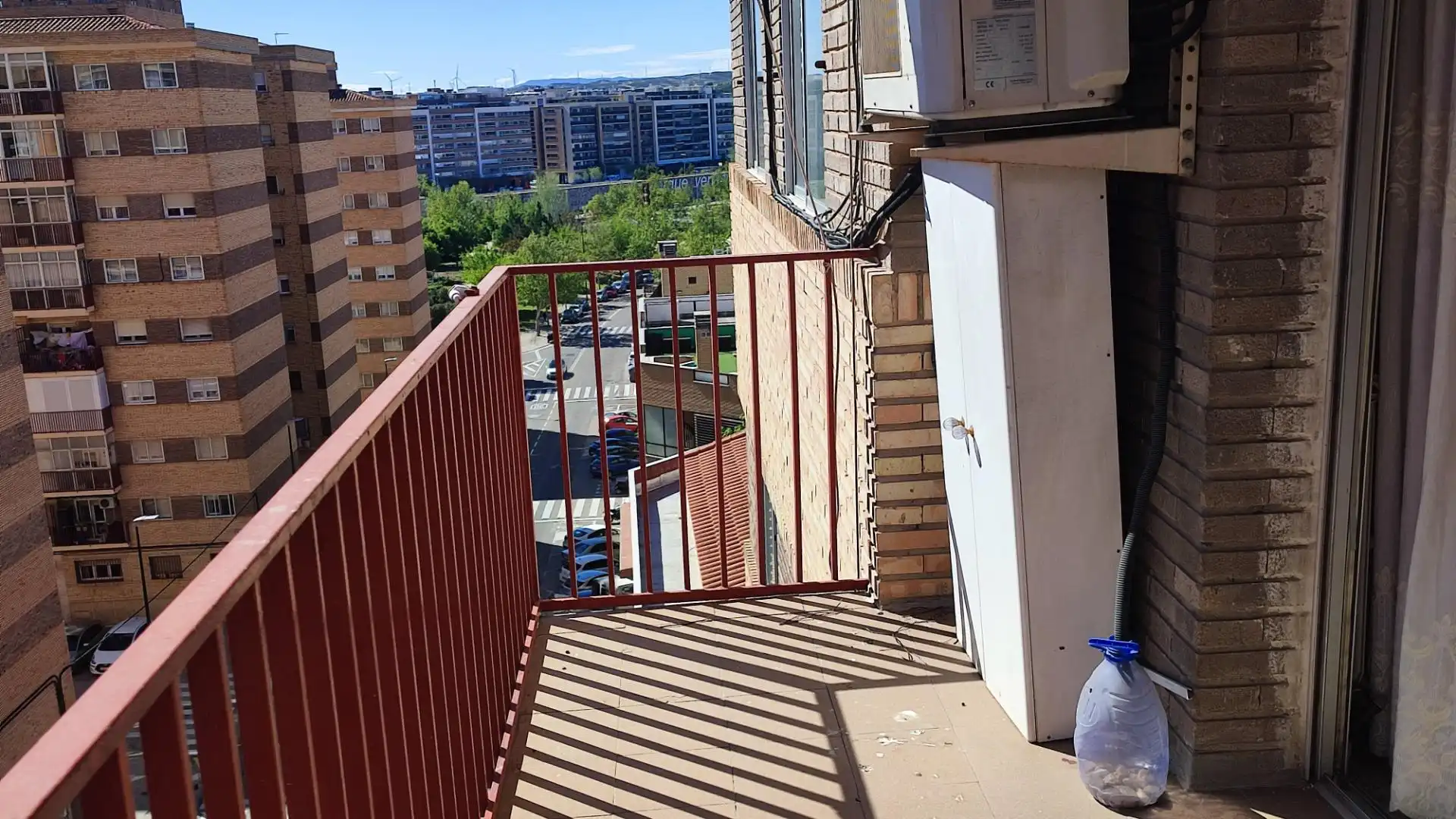 Balcony of Flat for sale in Zaragoza  with Air Conditioner, Heating and Terrace