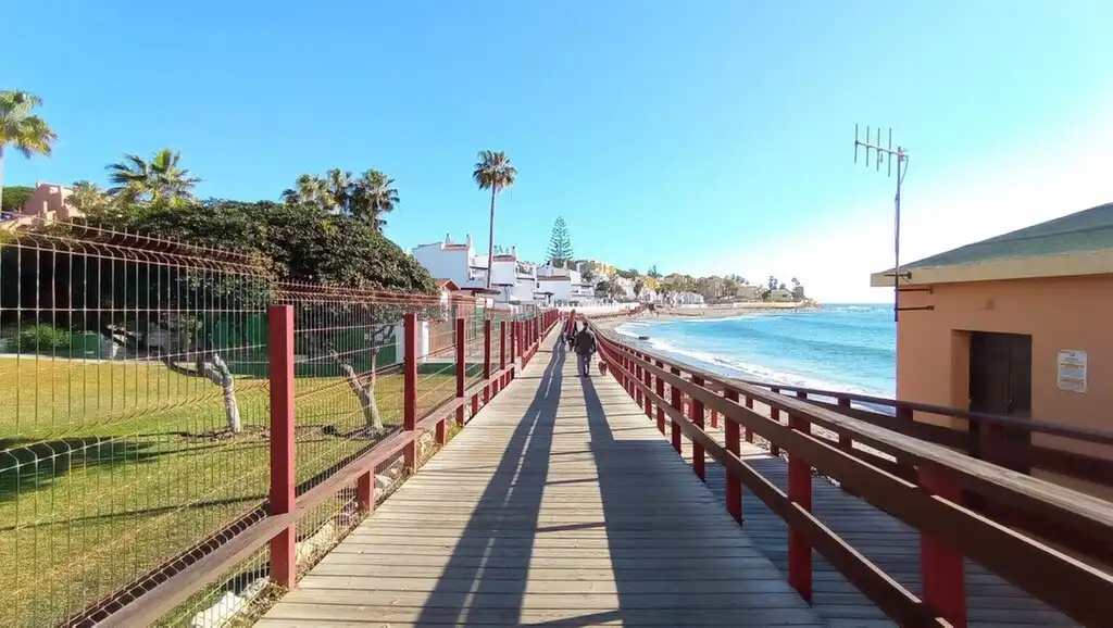 Exterior view of Study for sale in Mijas  with Air Conditioner, Terrace and Furnished