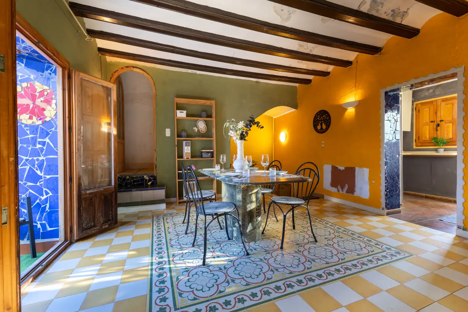 Comedor de Casa o chalet en venta en Algar de Palància con Parquet, Terraza y Trastero