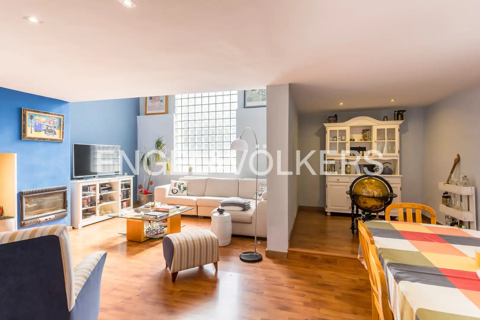 Sala d'estar de Casa o xalet en venda en Alpedrete amb Calefacció, Jardí privat i Terrassa
