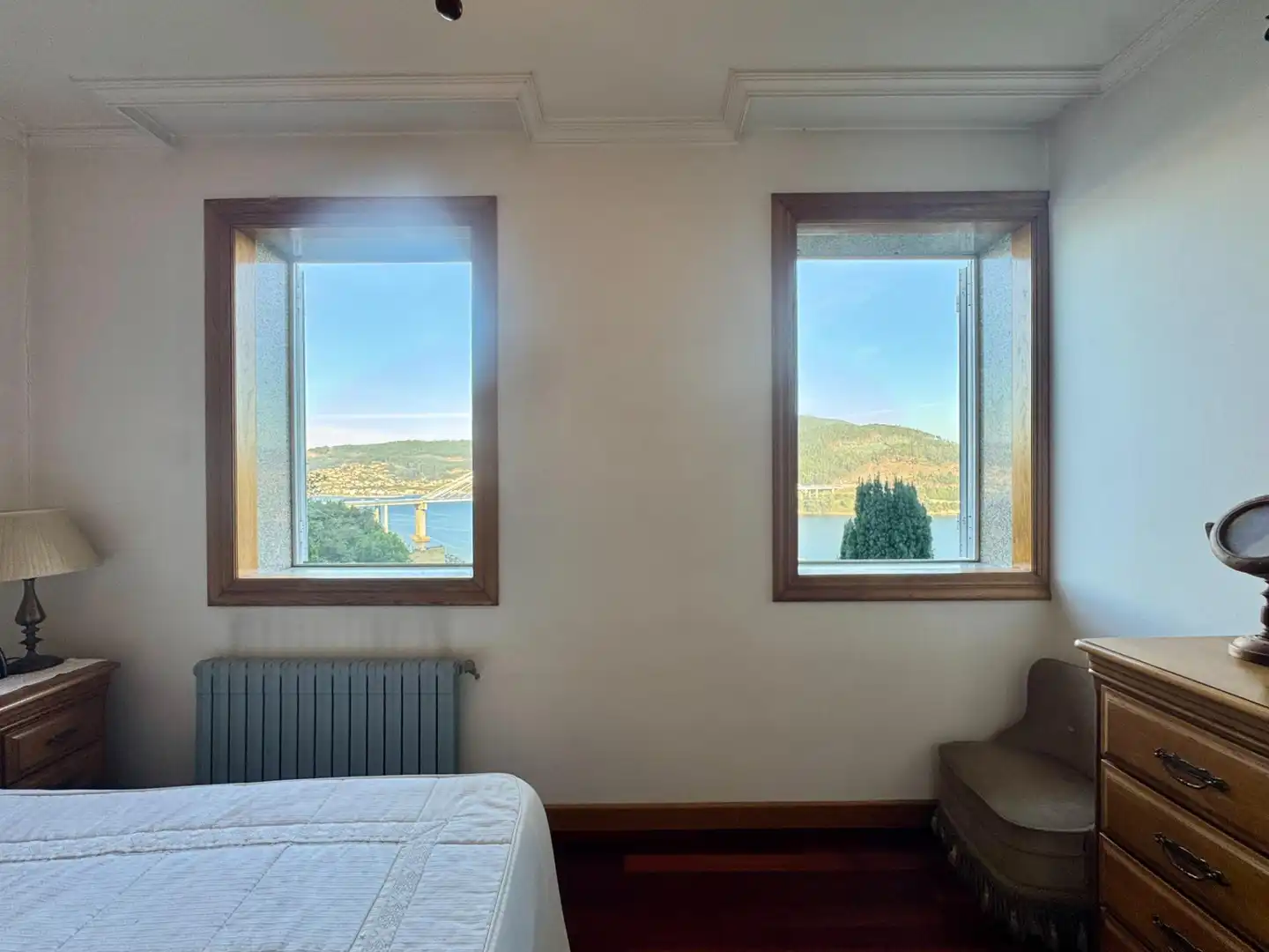 Schlafzimmer von Haus oder Chalet zum Verkauf in Redondela mit Heizung, Privatgarten und Parkett