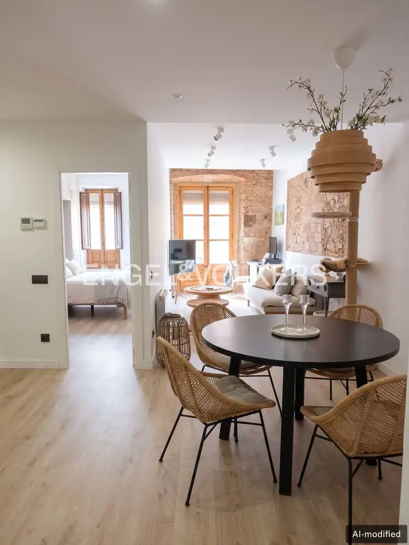 Sala d'estar de Pis en venda en Barcelona amb Calefacció