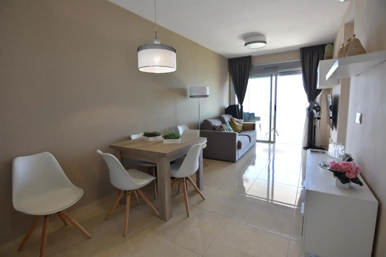 Living room of Flat for sale in Oropesa del Mar / Orpesa  with Air Conditioner, Heating and Private garden